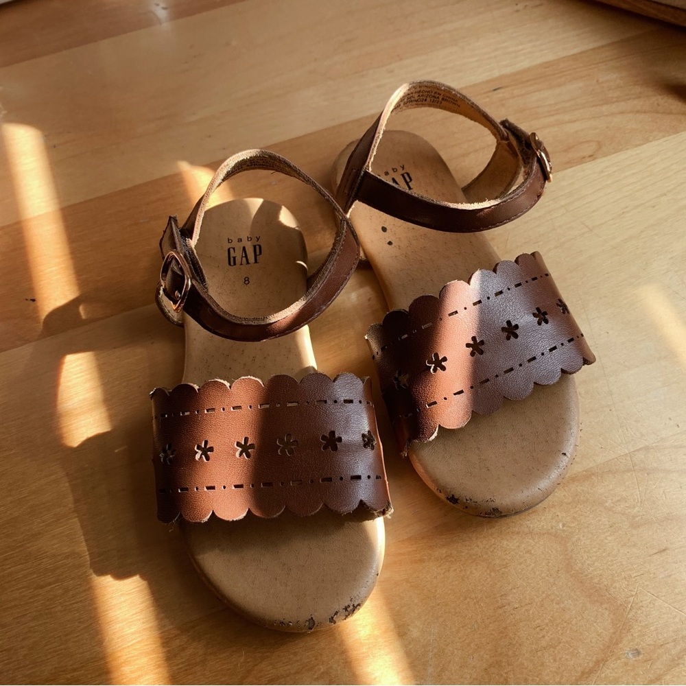 Toddler Girl Brown Spring Sandals